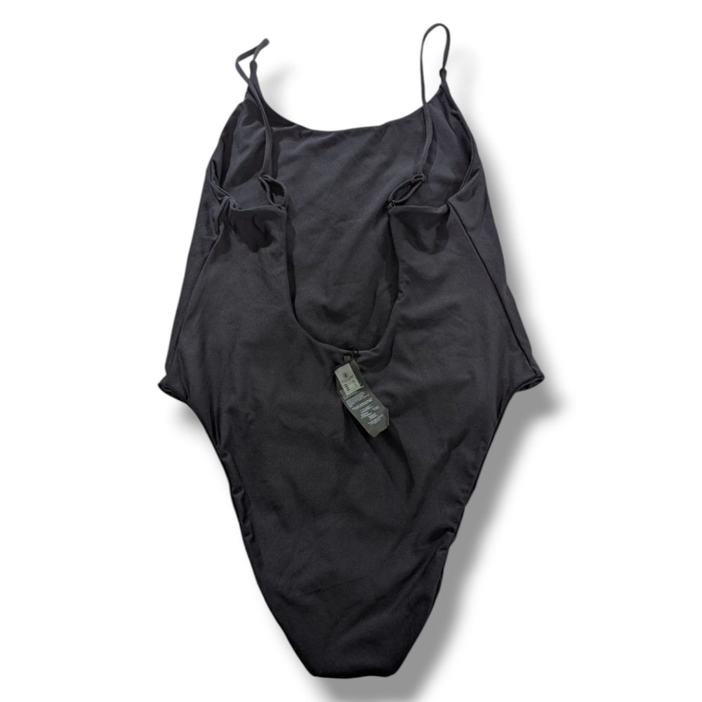 NWOT Volcom BLACK Plunging Open Back One Piece Swimsuit Sz. XXL - Picture 5 of 9